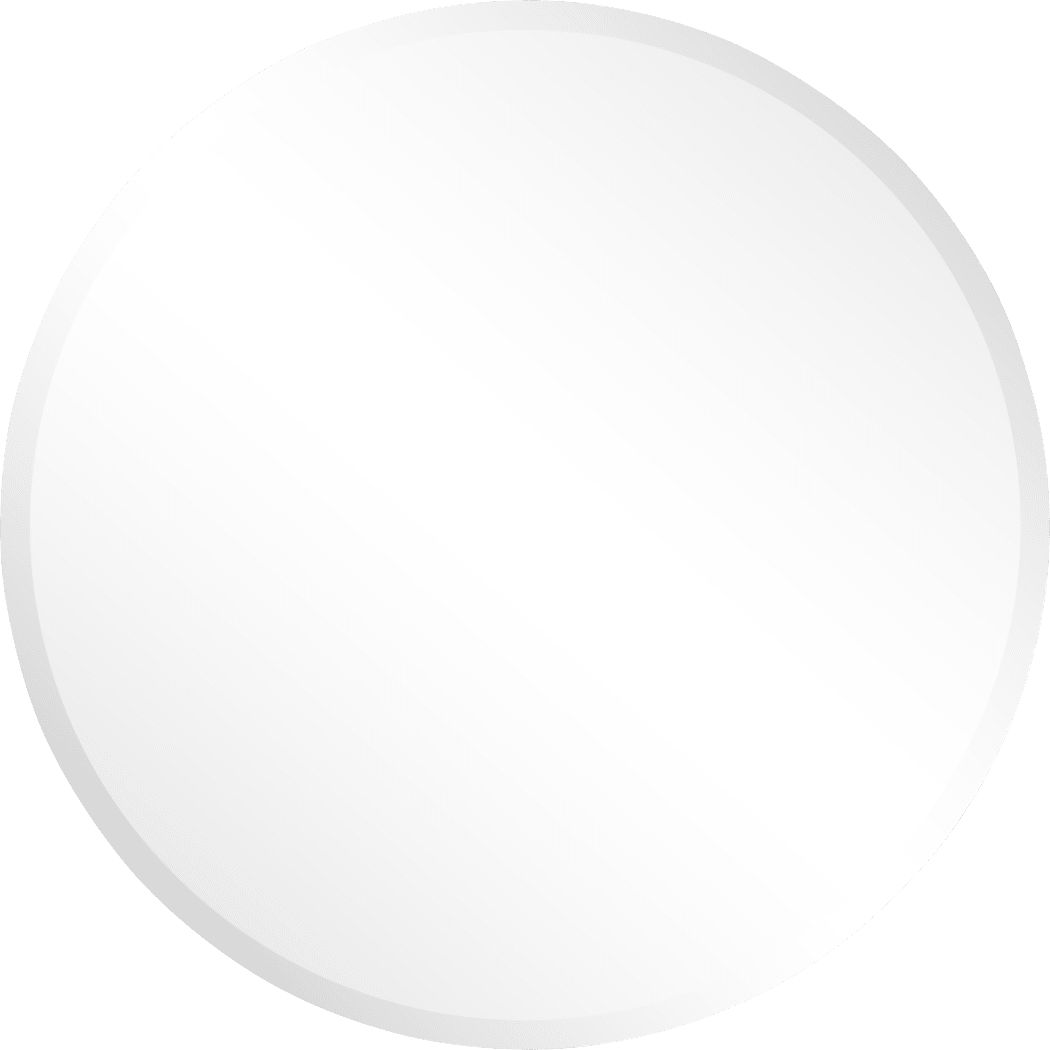 Nayda Silver Round Mirror