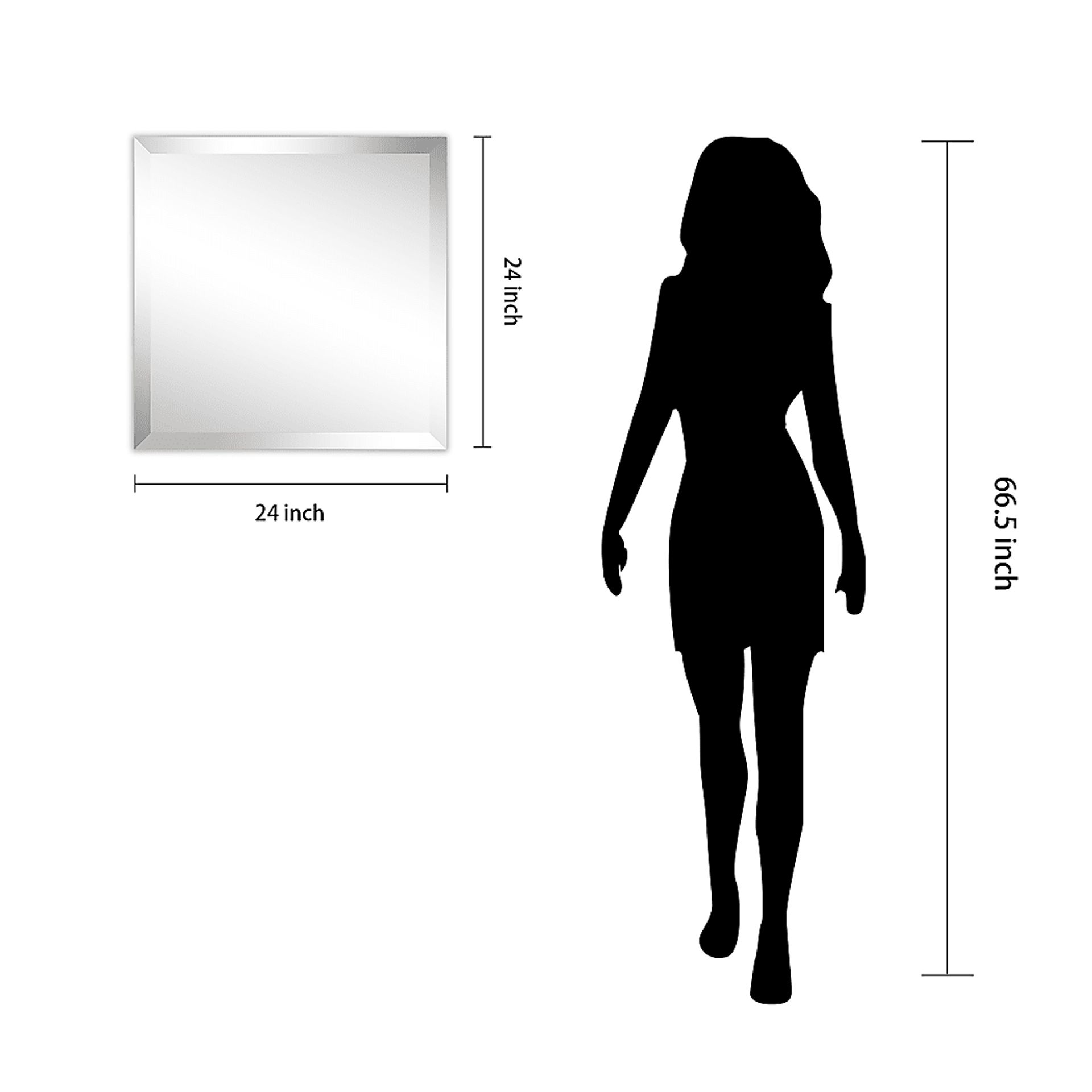 Nayda Silver Square Mirror - Image 8