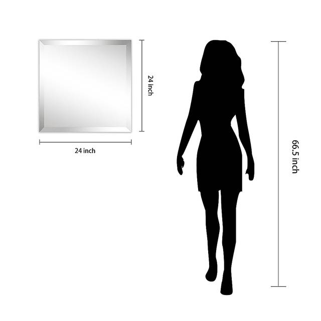 Nayda Silver Square Mirror - Thumbnail - Image 8