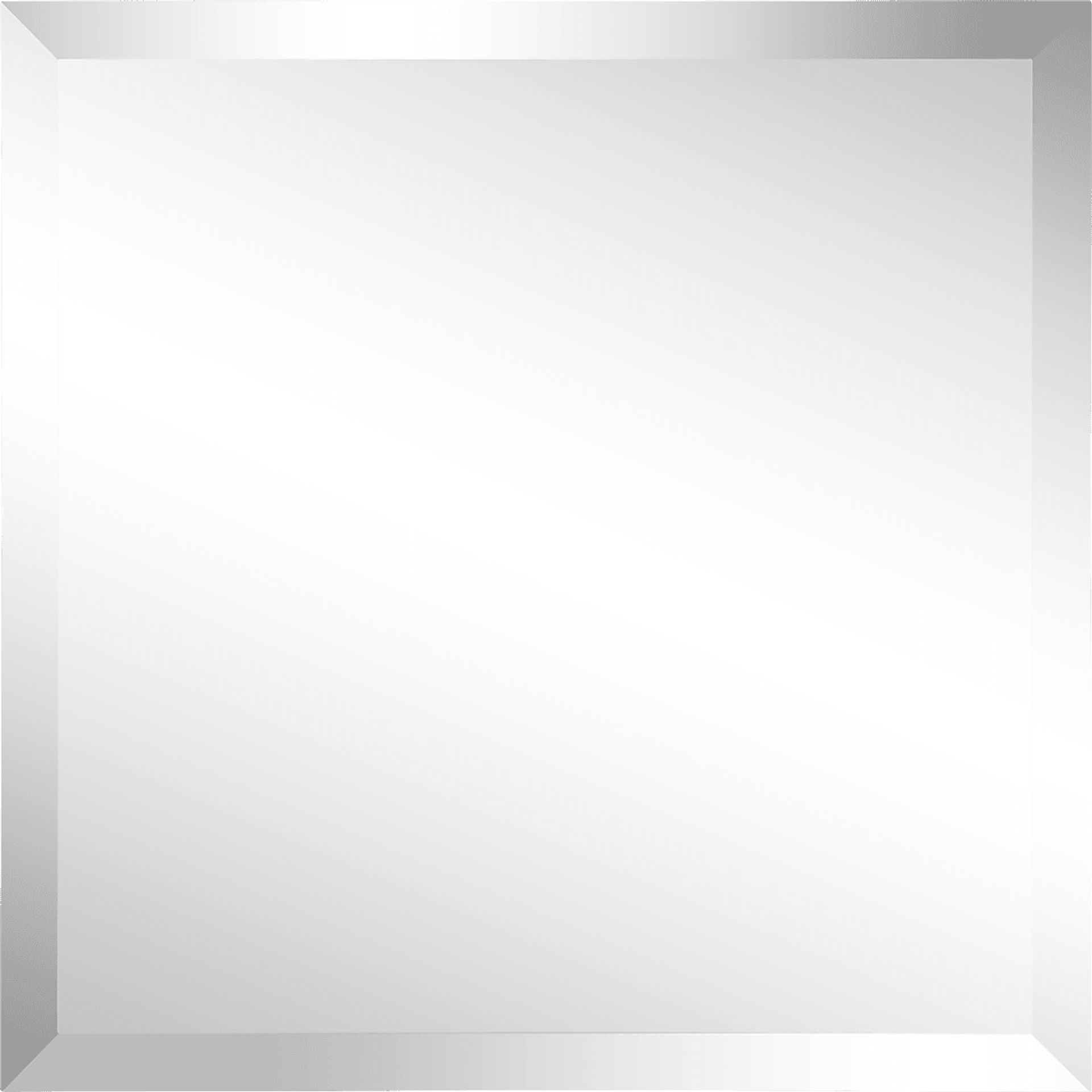 Nayda Silver Square Mirror - Image 1