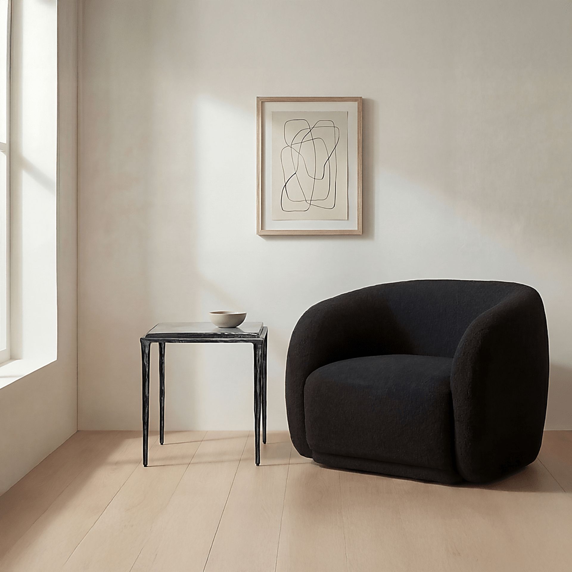 Naydette Clear End table - Image 2