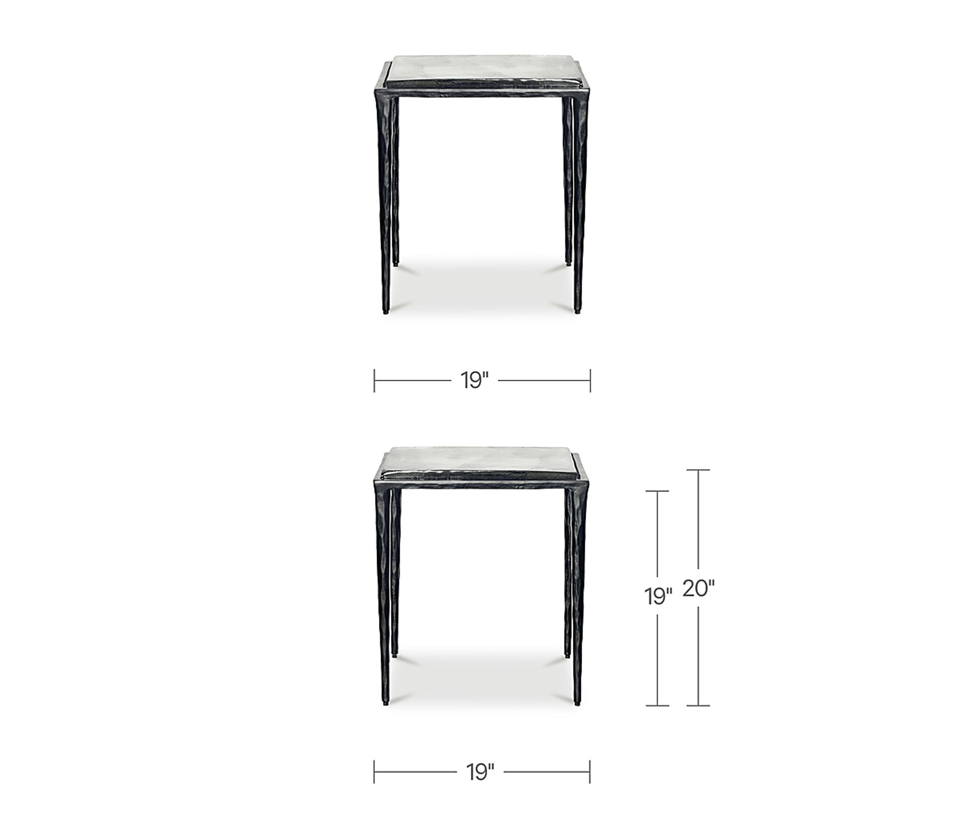 Naydette Clear End table - Image 3