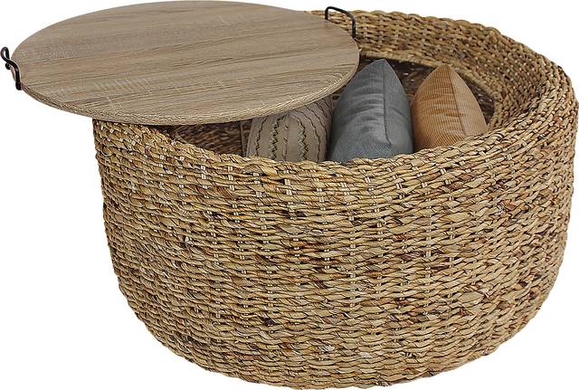 Nayel Brown Coffee Table - Thumbnail - Image 3