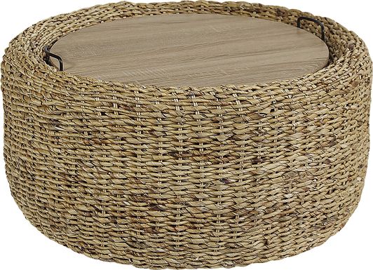 Nayel Brown Coffee Table