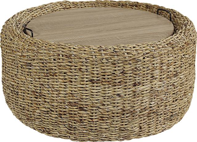 Nayel Brown Coffee Table - Thumbnail - Image 1