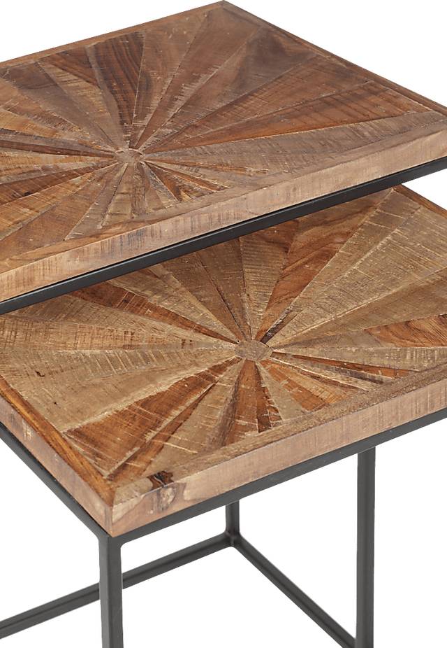 Nazuma Brown Nesting End Table, Set of 2 - Thumbnail - Image 8