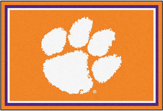 NCAA Big Game Clemson University 5' x 8' Rug - Thumbnail - Image 1