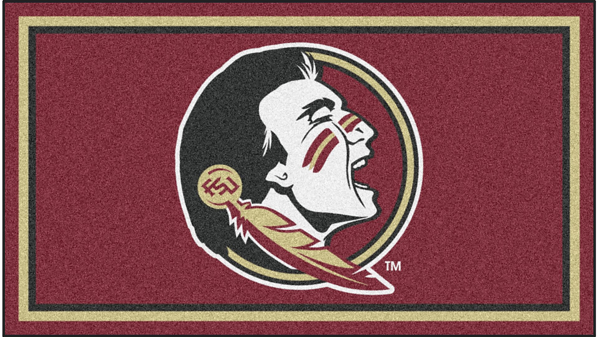 NCAA Big Game Florida State University 3' x 5' Rug - Image 1