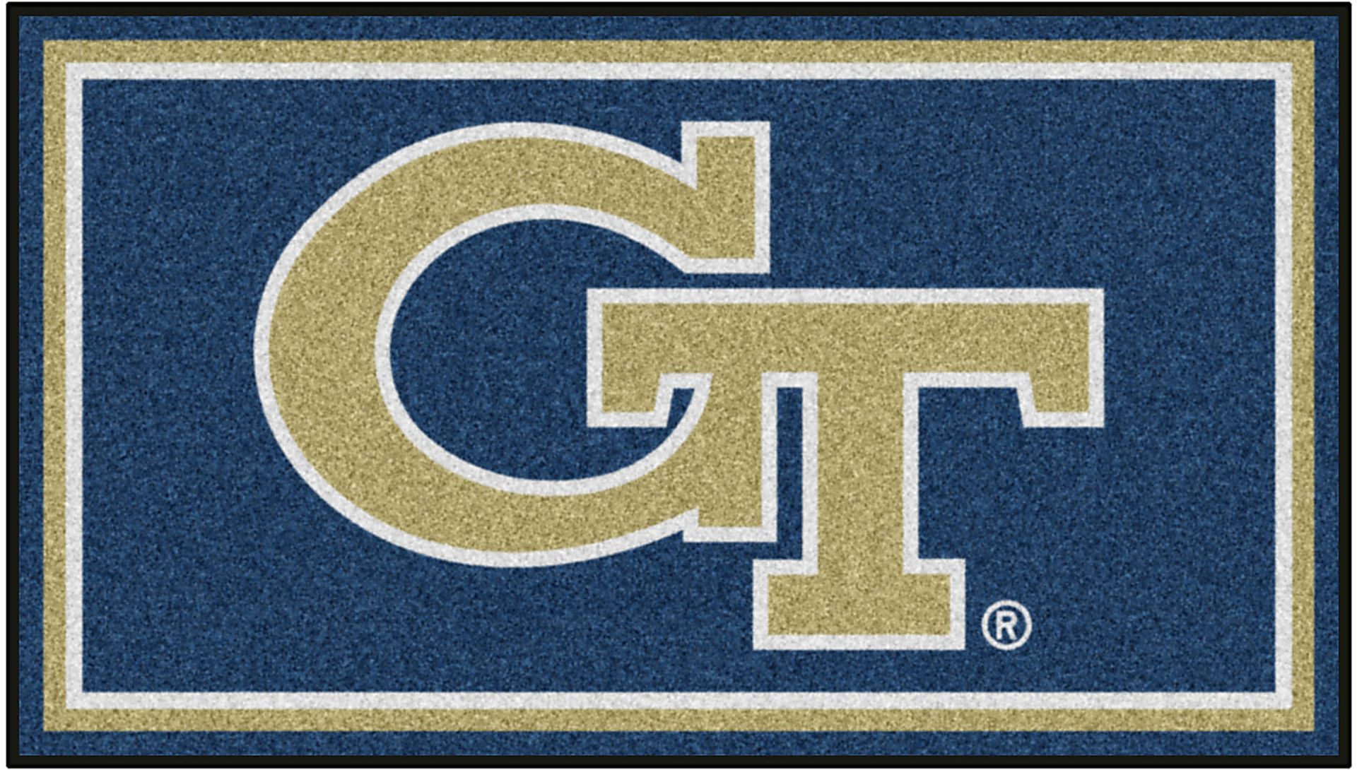 NCAA Big Game Georgia Tech 3' x 5' Rug - Image 1