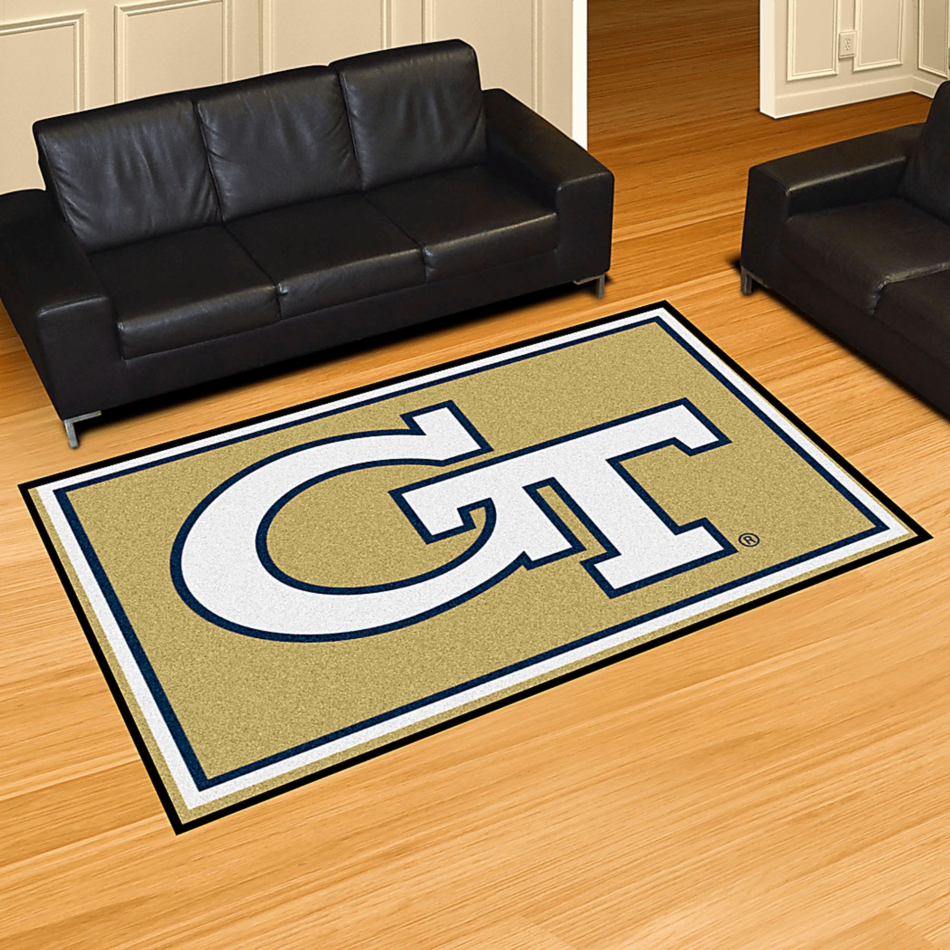 NCAA Big Game Georgia Tech 5' x 8' Rug - Image 2