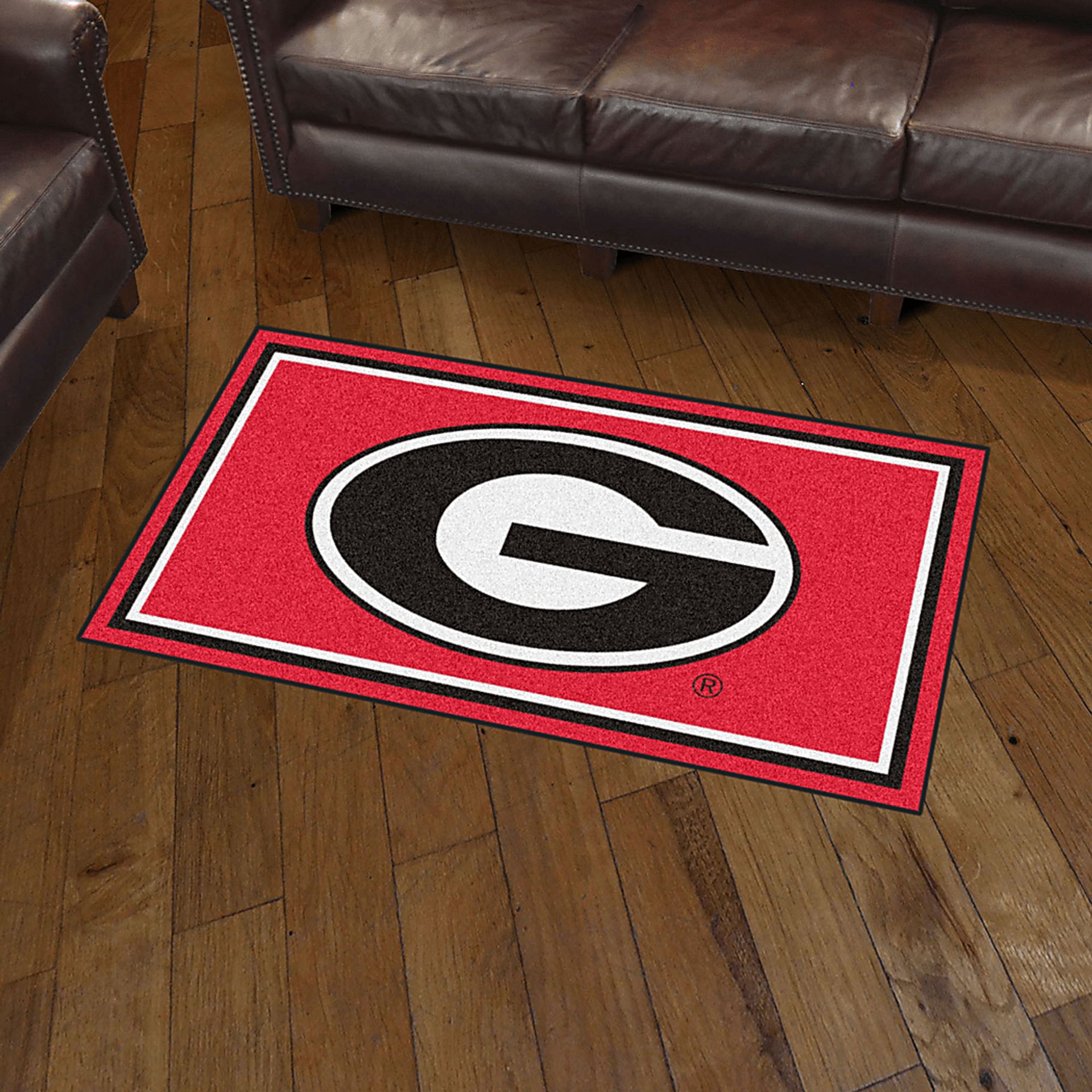 NCAA Big Game University of Georgia 3' x 5' Rug - Image 2