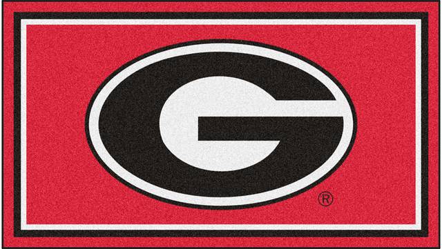 NCAA Big Game University of Georgia 3' x 5' Rug - Thumbnail - Image 1