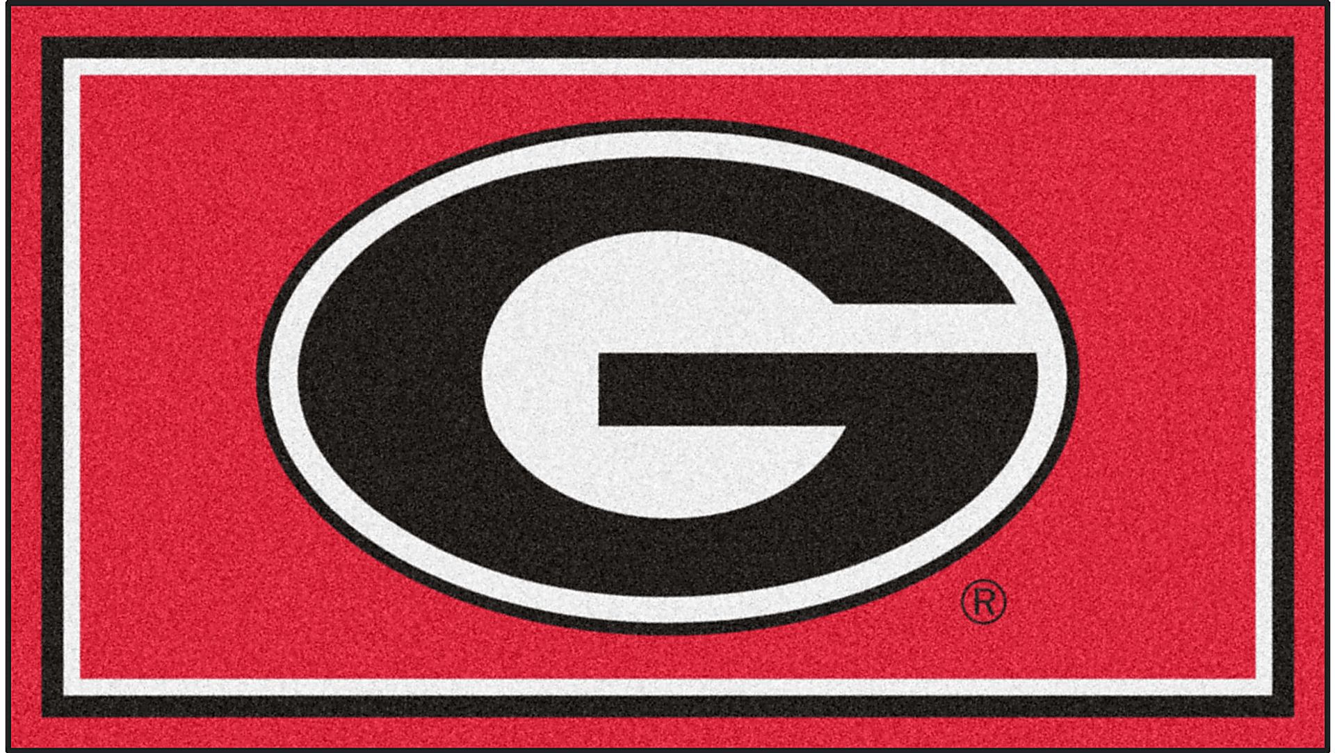 NCAA Big Game University of Georgia 3' x 5' Rug - Image 1