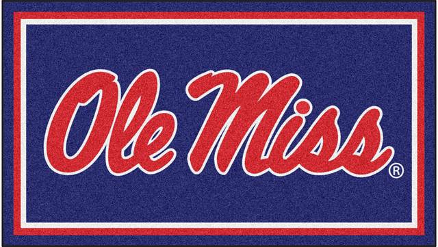 NCAA Big Game University of Mississippi 3' x 5' Rug - Thumbnail - Image 1