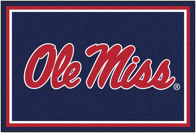 NCAA Big Game University of Mississippi 5' x 8' Rug - Thumbnail - Image 1