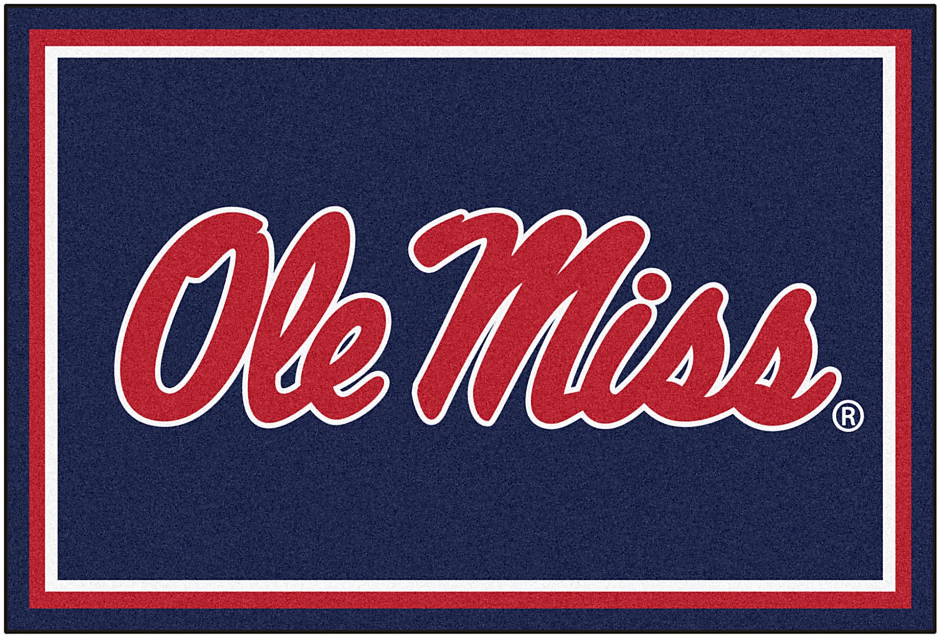 NCAA Big Game University of Mississippi 5' x 8' Rug - Image 1