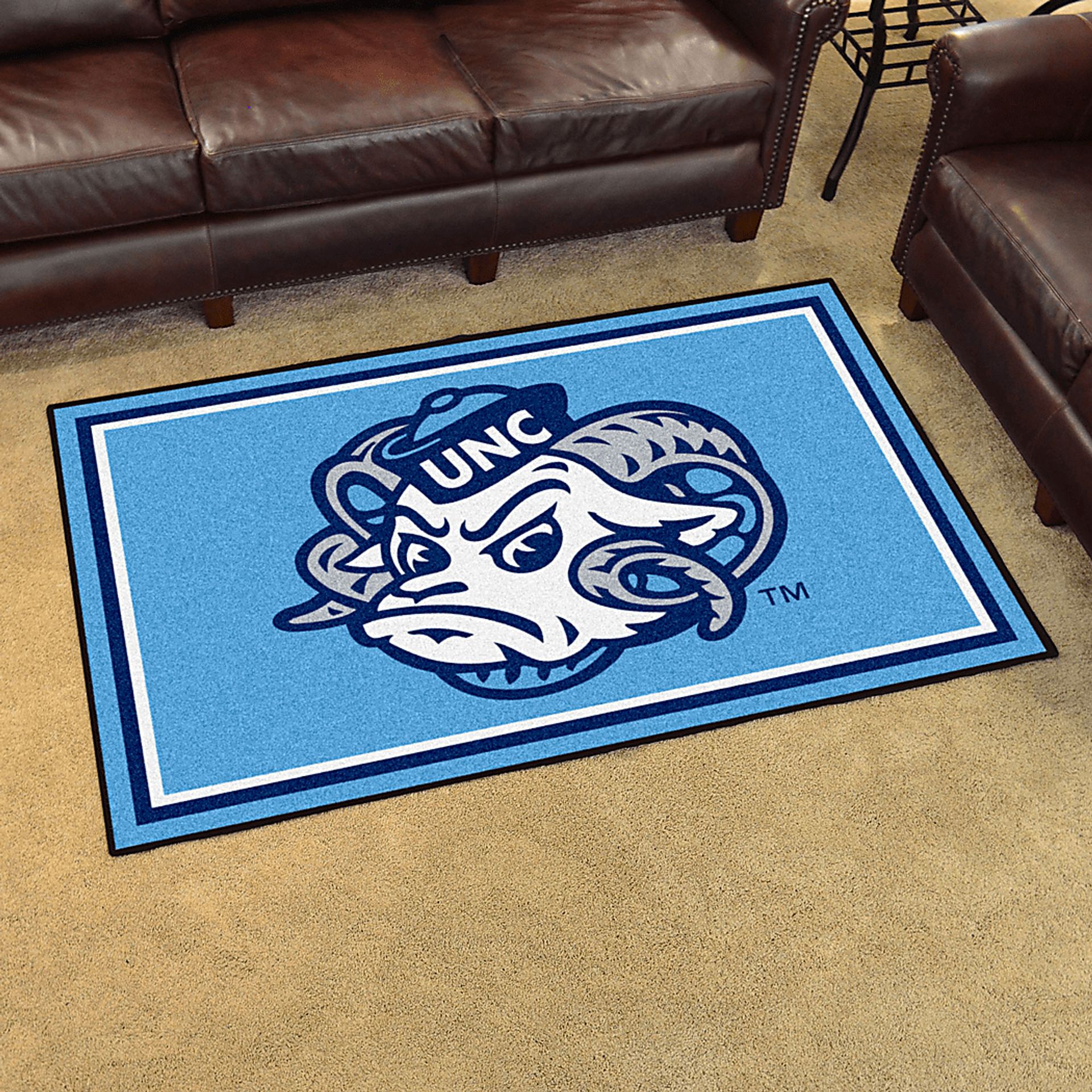 NCAA Big Game University of North Carolina at Chapel Hill 5' x 8' Rug - Image 2