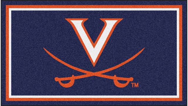 NCAA Big Game University of Virginia 3' x 5' Rug - Thumbnail - Image 1
