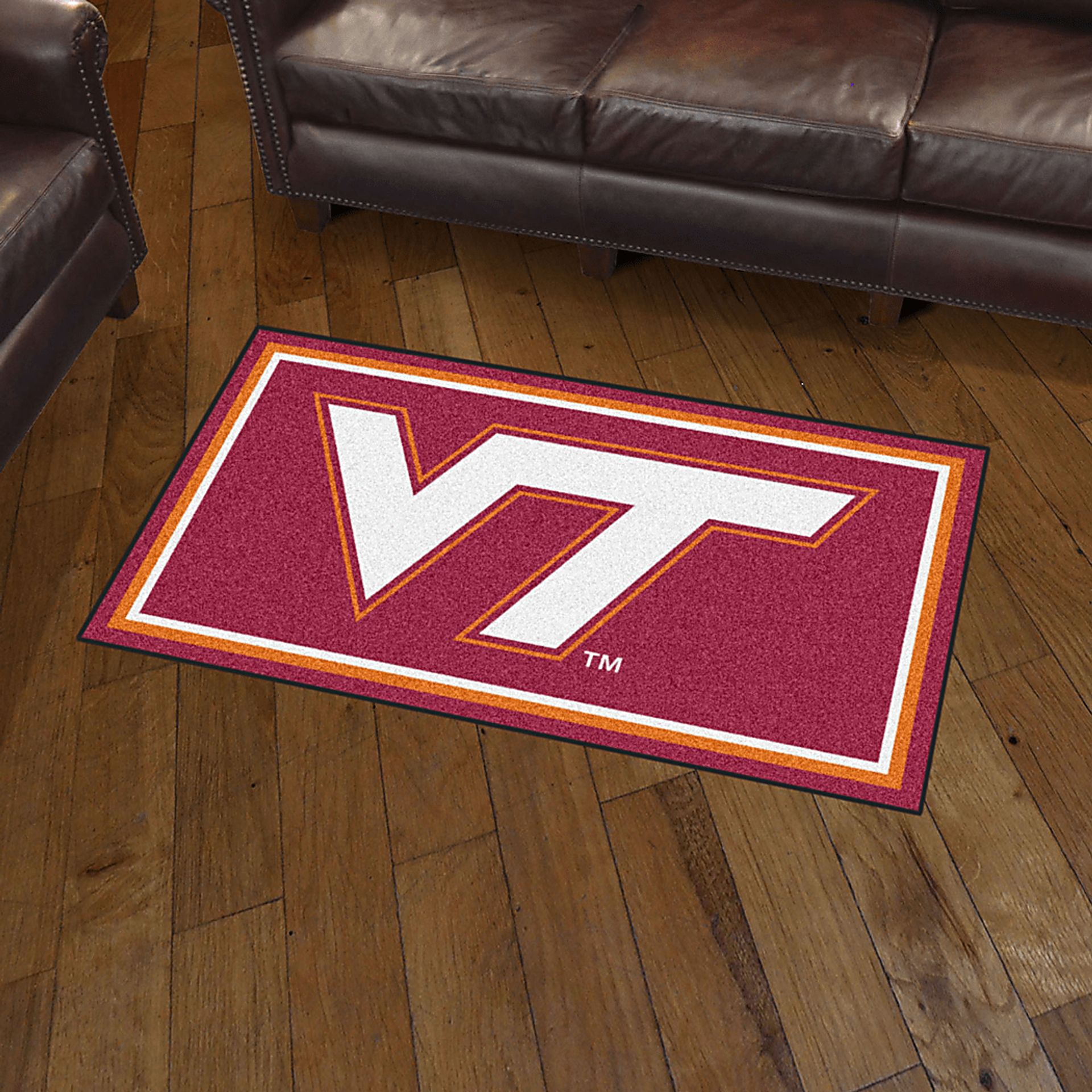 NCAA Big Game Virginia Tech 3' x 5' Rug - Image 2