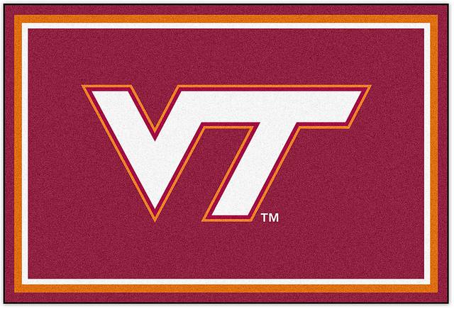 NCAA Big Game Virginia Tech 5' x 8' Rug - Thumbnail - Image 1