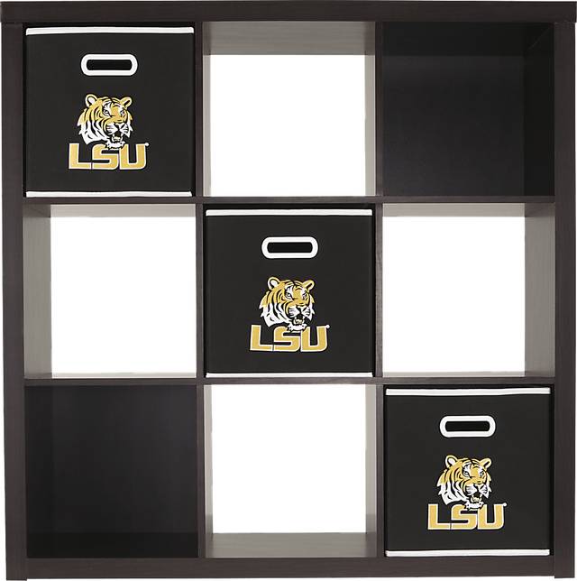 NCAA CubeStore Louisiana State University 9 Cube Organizer with 3Storage Bins - Thumbnail - Image 2