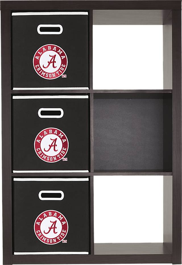 NCAA CubeStore University of Alabama 6 Cube Organizer with 3Storage Bins - Thumbnail - Image 2
