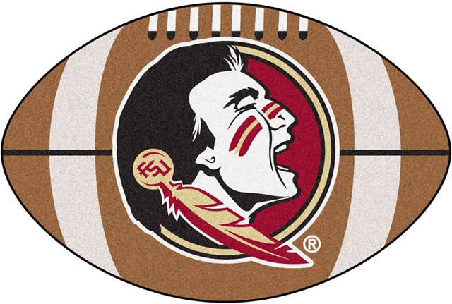 NCAA Football Mascot Florida State University 1'6" x 1'10" Rug - Thumbnail - Image 1