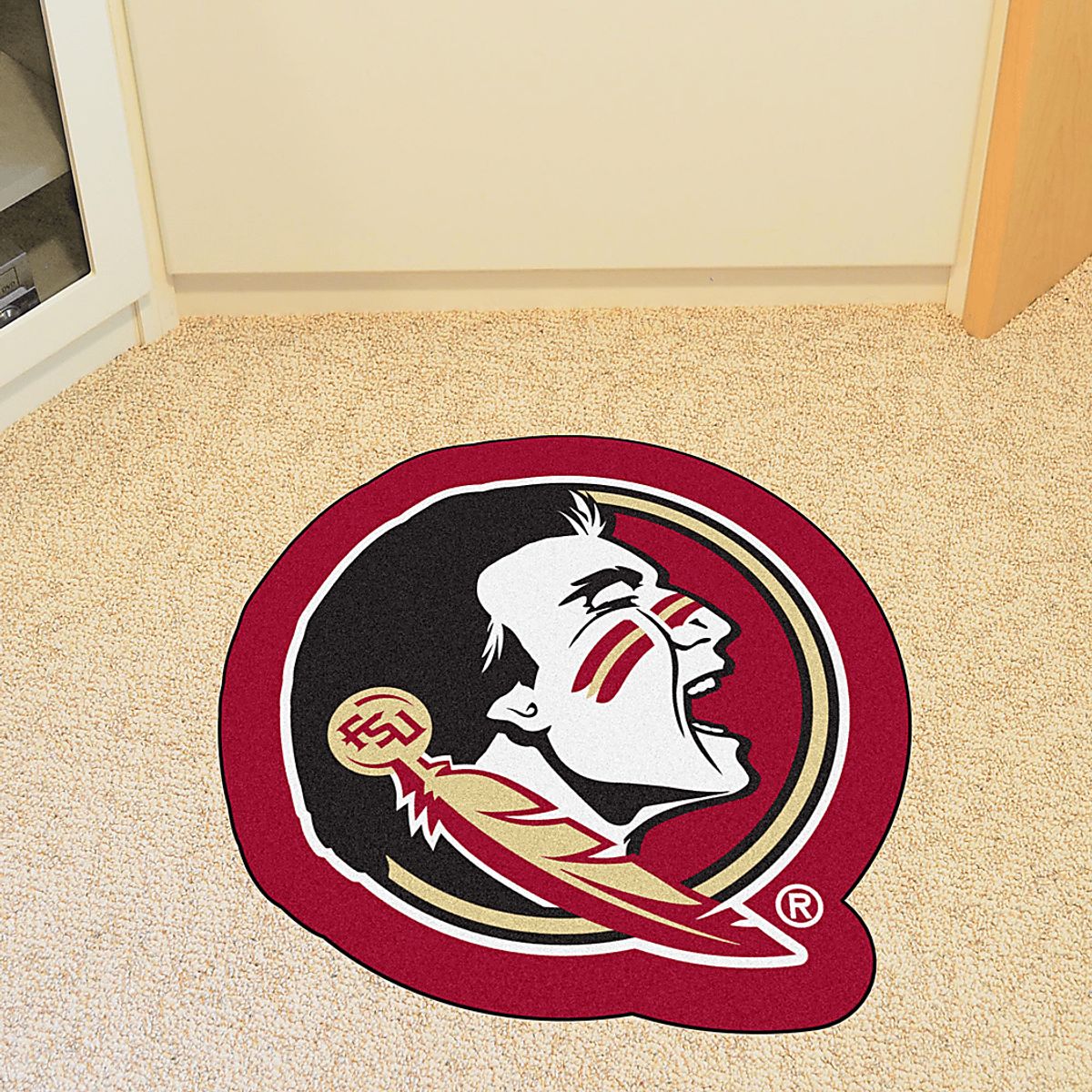 Ncaa Football Mascot Red Rug | Rooms to Go