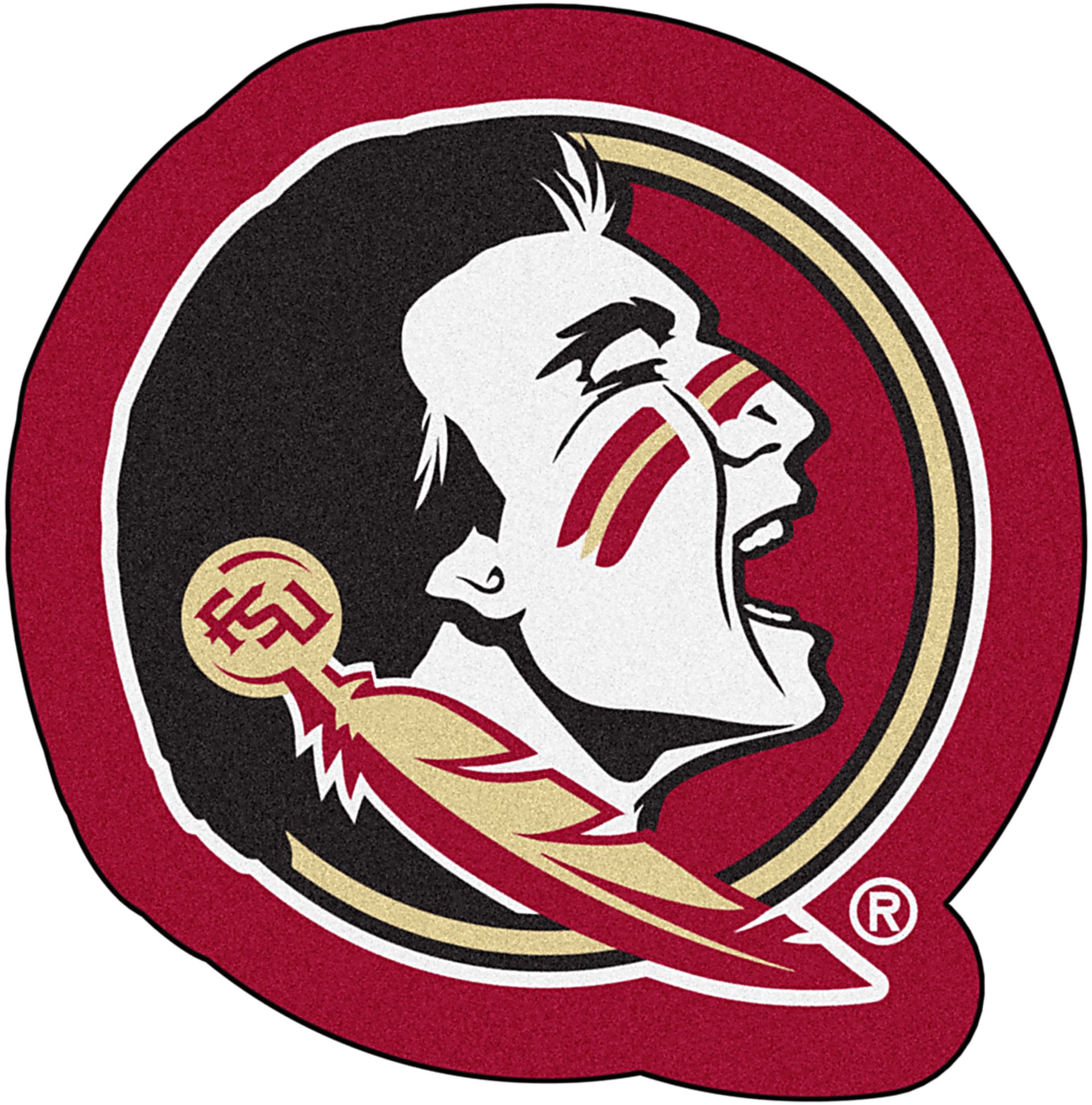 NCAA Football Mascot Florida State University 1'6" x 2' Rug - Image 1