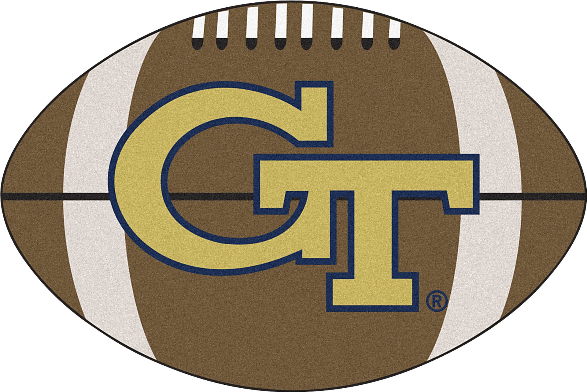 NCAA Football Mascot Georgia Tech 1'6" x 1'10" Rug - Image 1