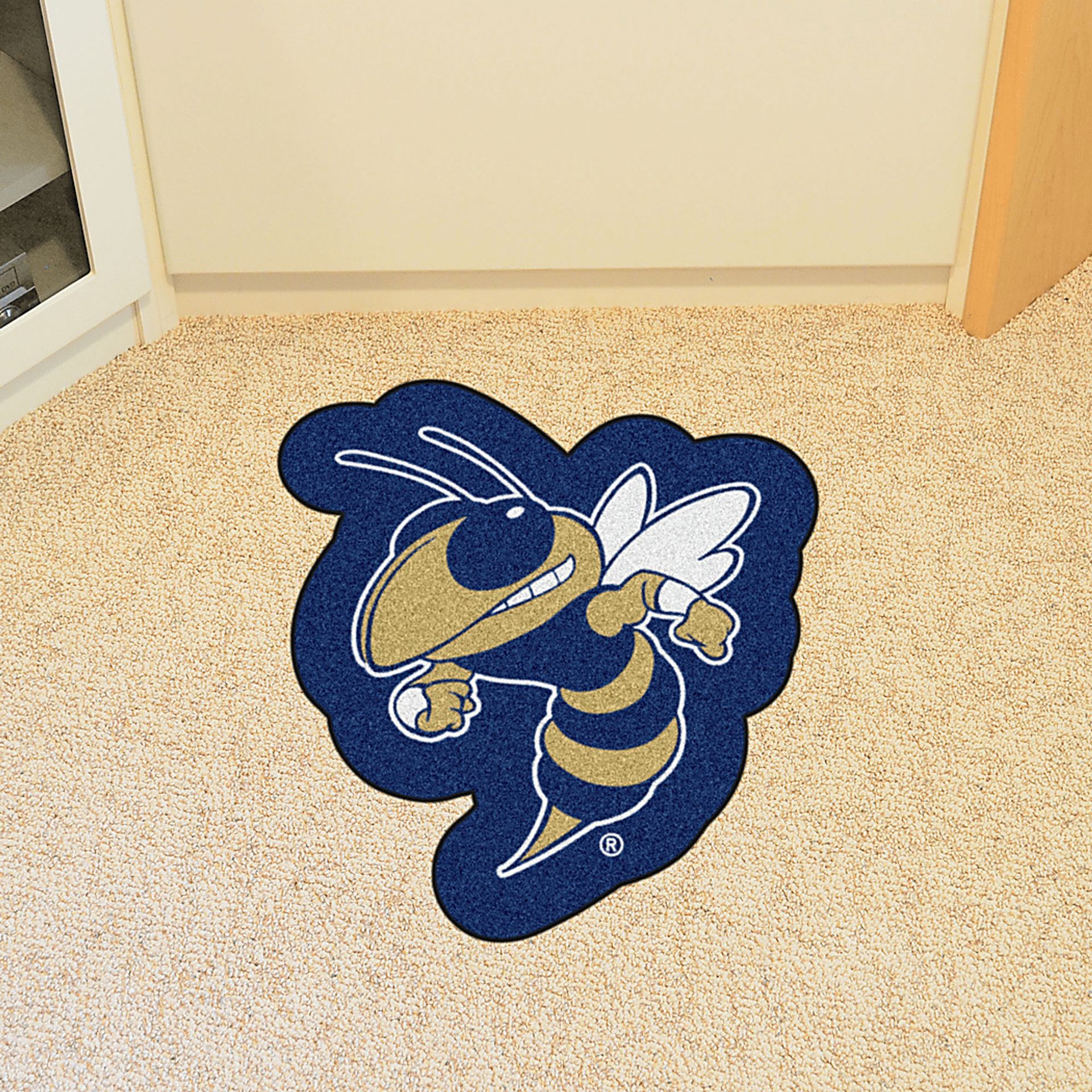 NCAA Football Mascot Georgia Tech 1'6" x 2" Rug - Image 2