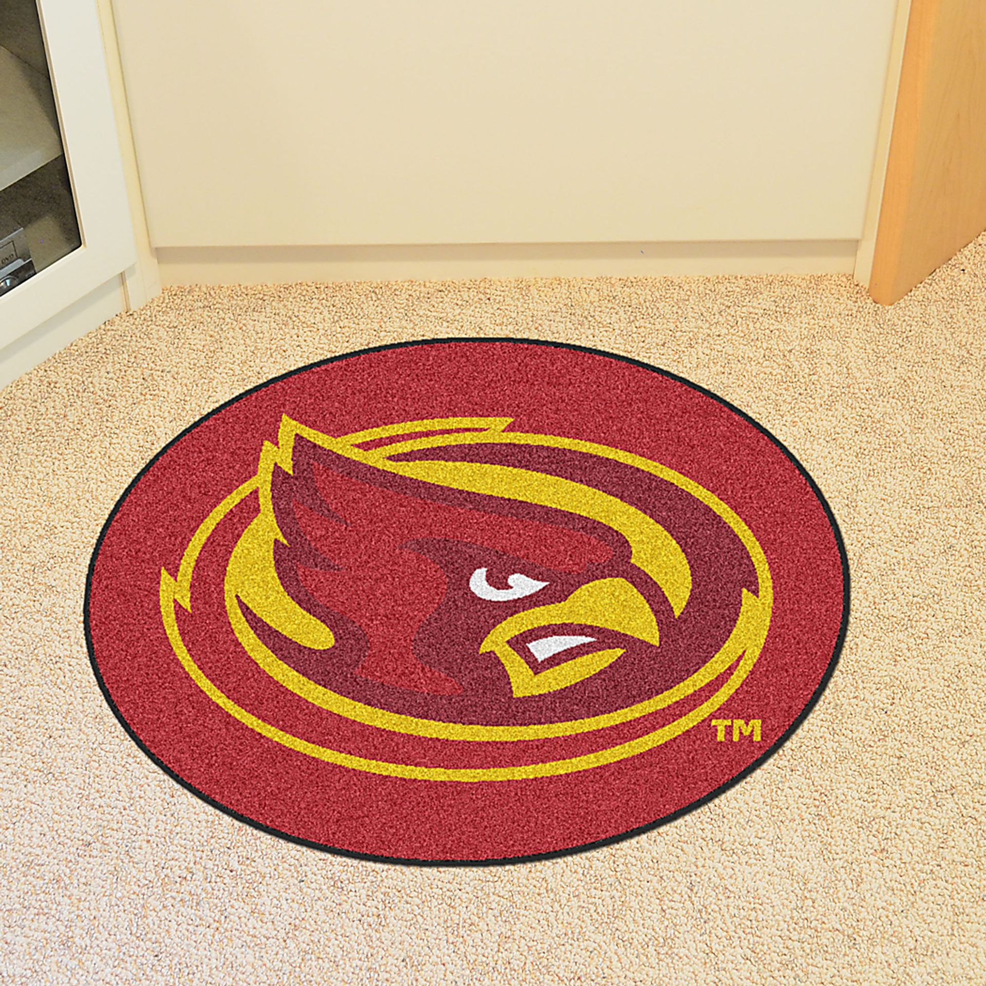 NCAA Football Mascot Iowa State University 1'6" x 2" Rug - Image 2
