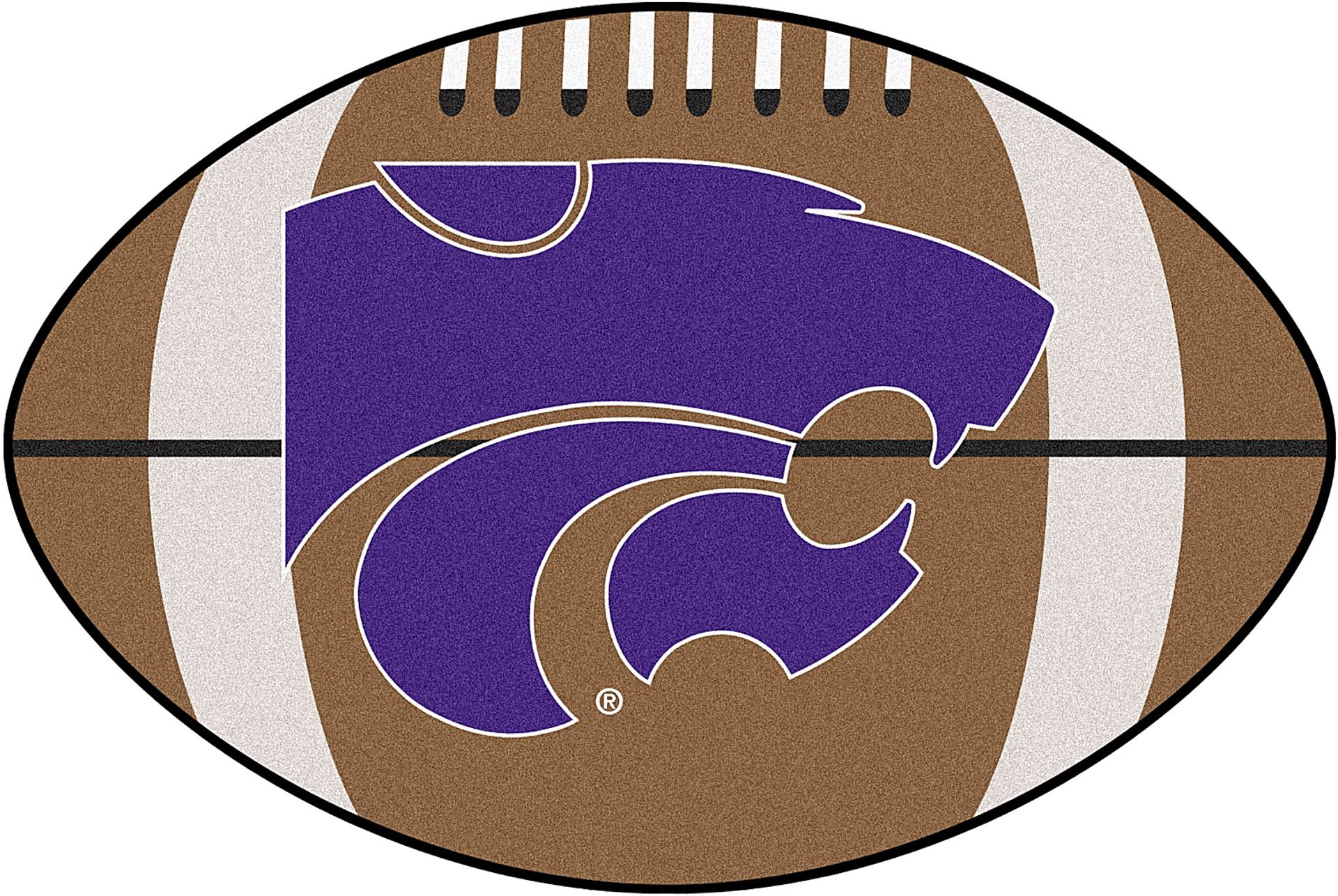 NCAA Football Mascot Kansas State University 1'6" x 1'10" Rug - Image 1