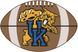 NCAA Football Mascot Kentucky University 1'6"x 1'10" Rug