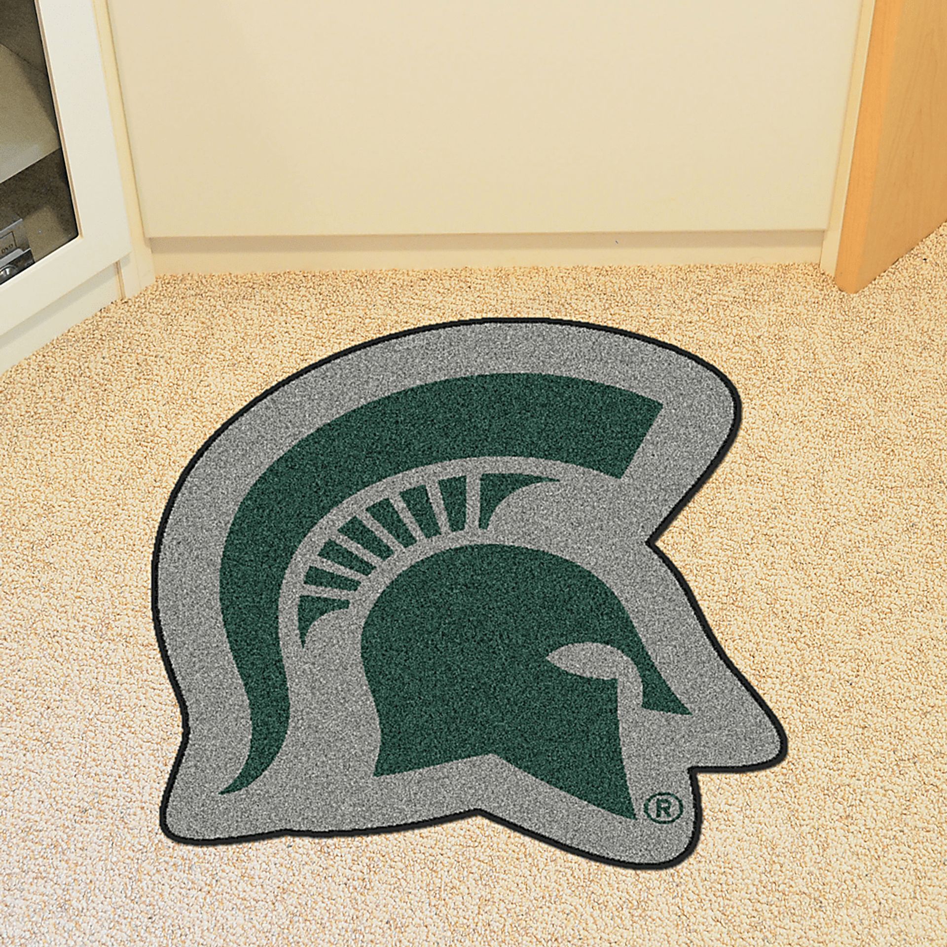 NCAA Football Mascot Michigan State University 1'6" x 2' Rug - Image 2