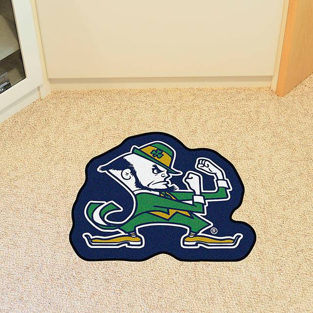 NCAA Football Mascot Notre Dame 1'6" x 2' Rug - Thumbnail - Image 2