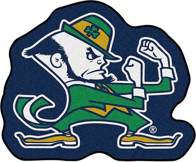 NCAA Football Mascot Notre Dame 1'6" x 2' Rug - Thumbnail - Image 1