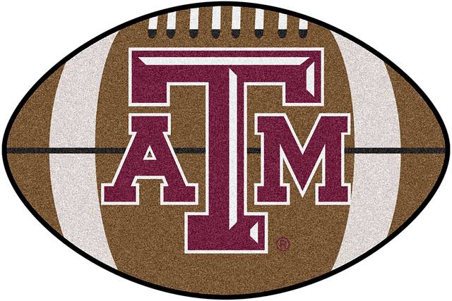 NCAA Football Mascot Texas A&M University 1'6"x 1'10" Rug - Thumbnail - Image 1