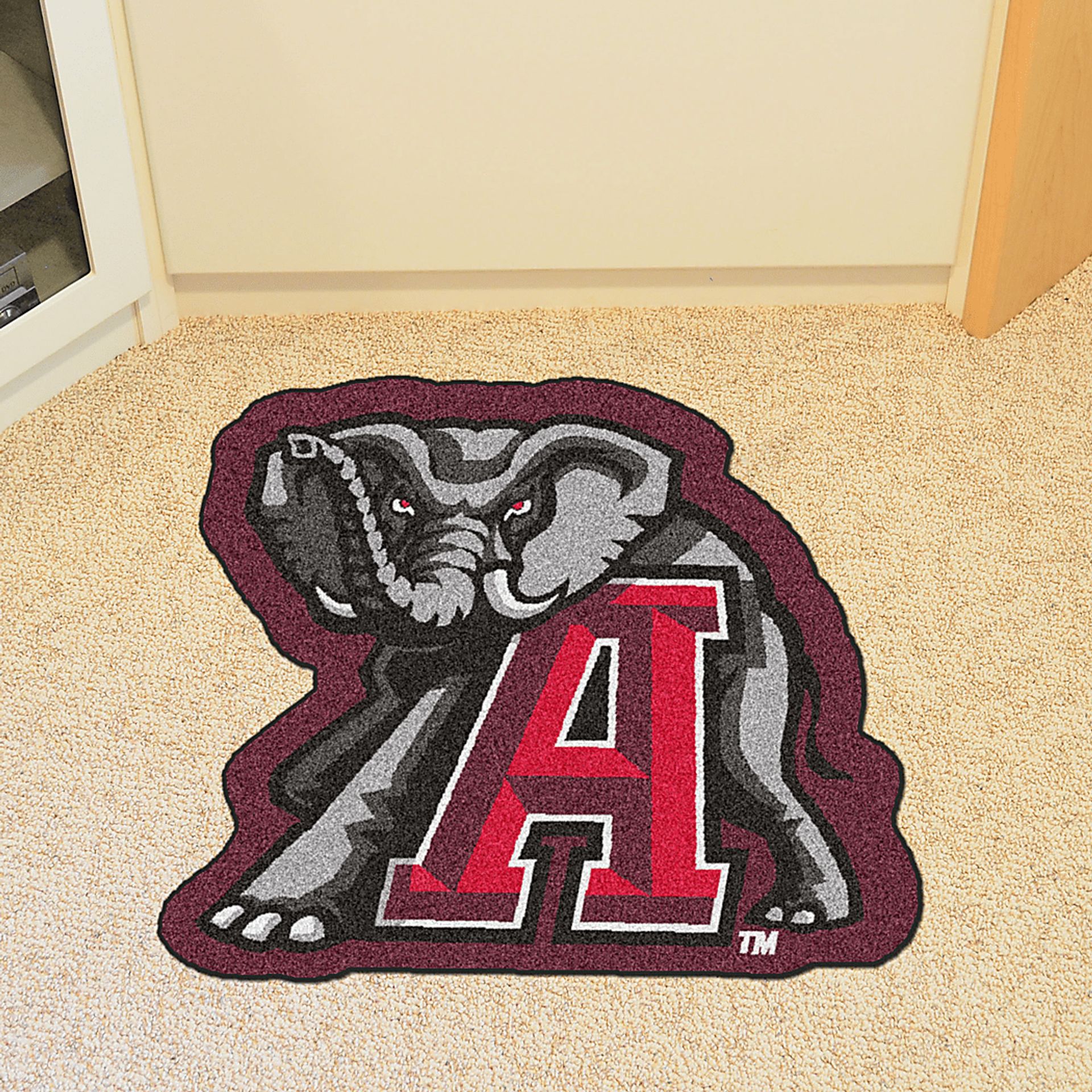 NCAA Football Mascot University of Alabama 1'6" x 2' Rug - Image 2