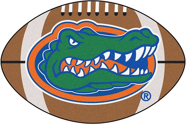 NCAA Football Mascot University of Florida 1'6" x 1'10" Rug - Thumbnail - Image 1
