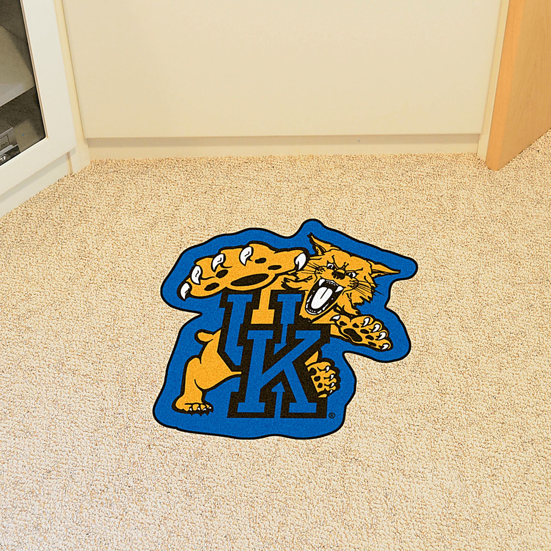 NCAA Football Mascot University of Kentucky 1'6" x 1'10" Rug - Image 2