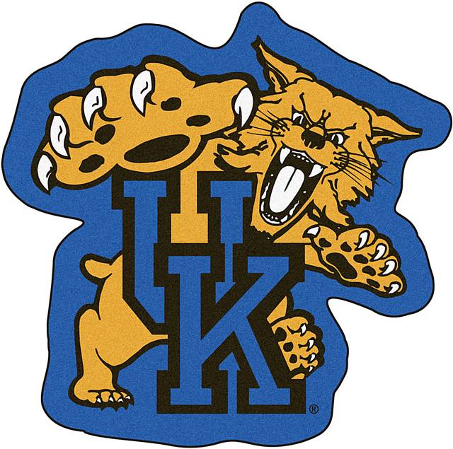 NCAA Football Mascot University of Kentucky 1'6" x 1'10" Rug - Thumbnail - Image 1