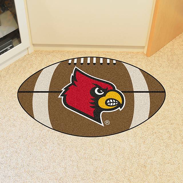 NCAA Football Mascot University of Louisville 1'6" x 1'10" Rug - Thumbnail - Image 2