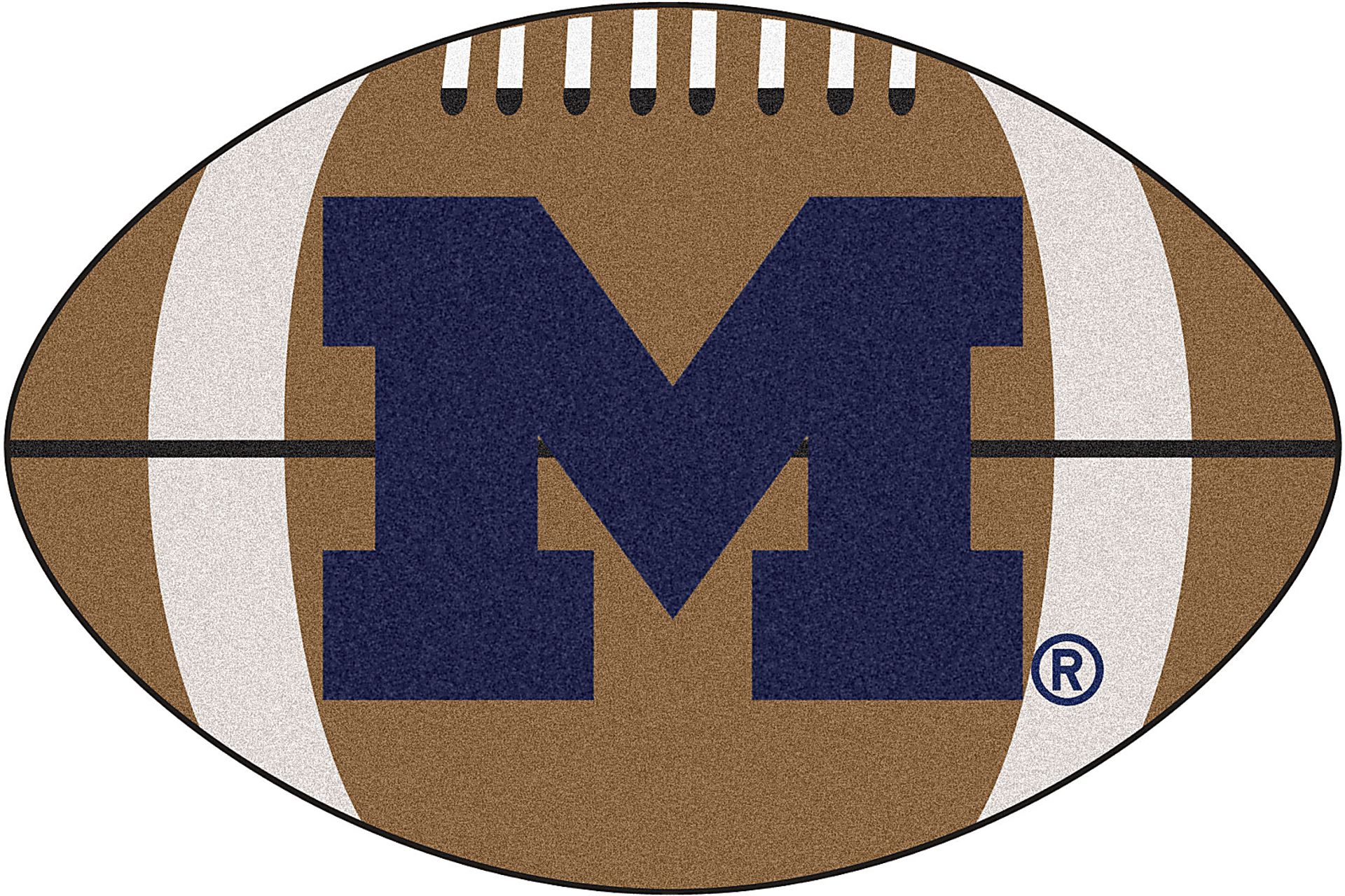 NCAA Football Mascot University of Michigan 1'6" x 1'10" Rug - Image 1