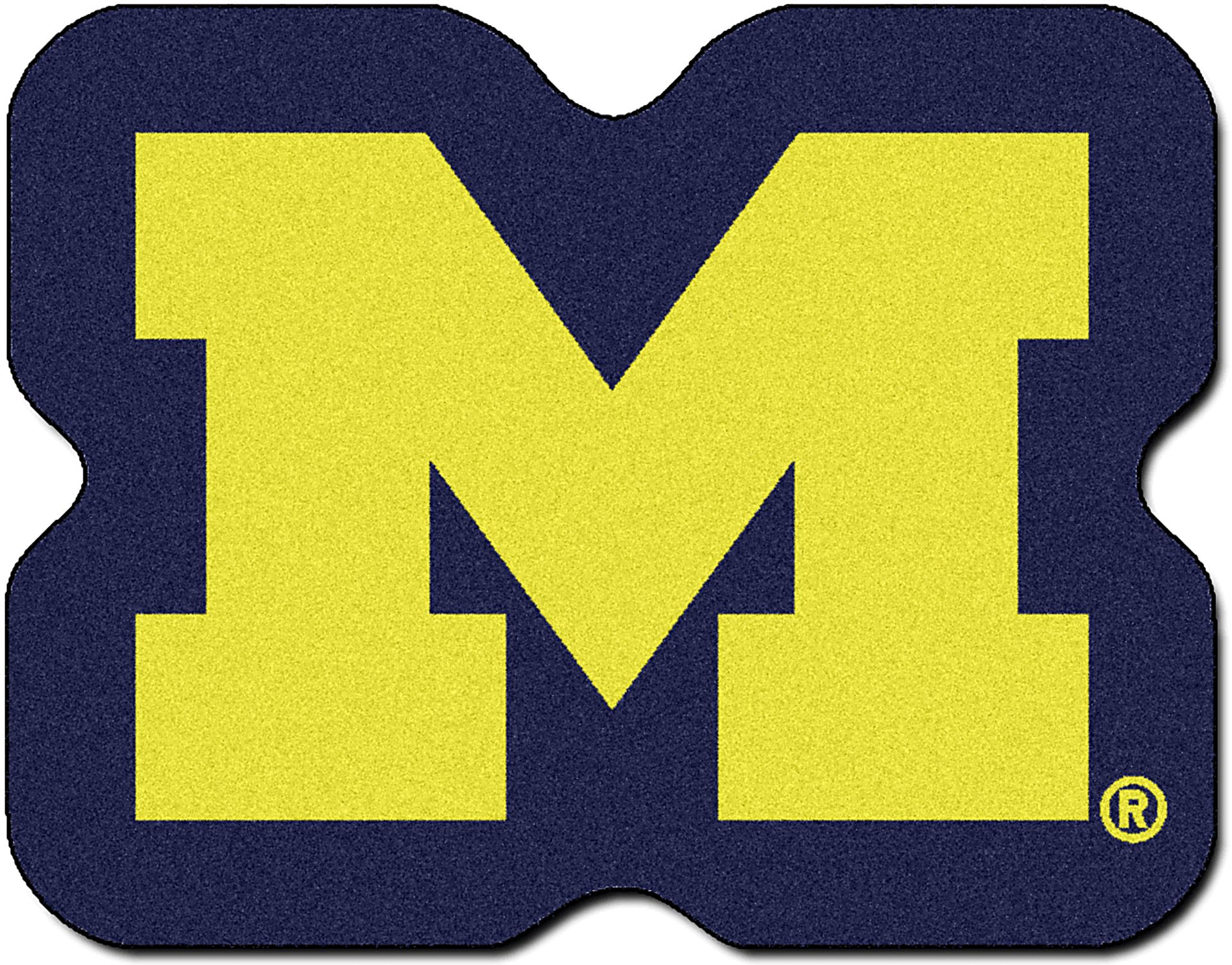NCAA Football Mascot University of Michigan 1'6" x 2' Rug - Image 1