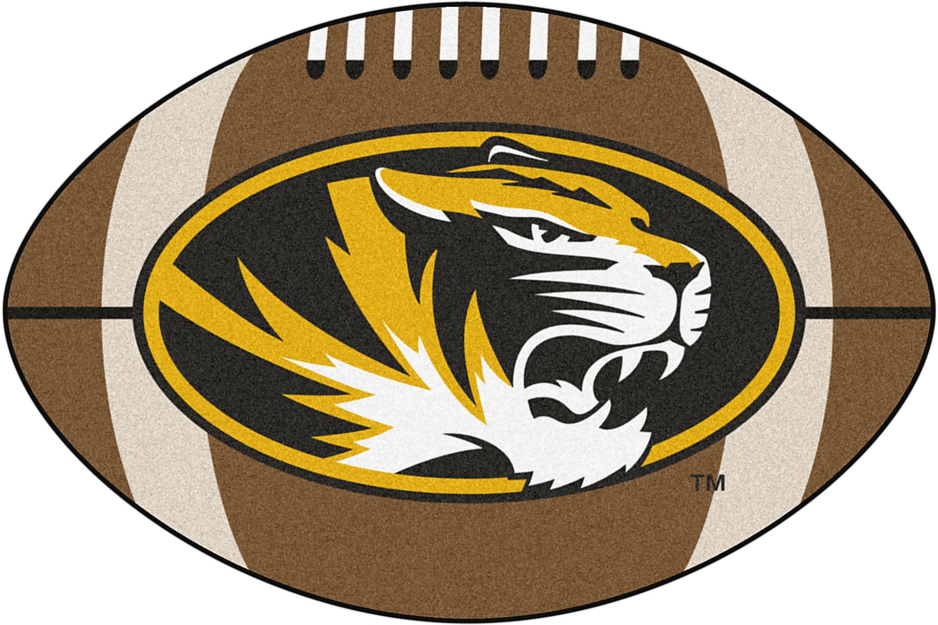NCAA Football Mascot University of Missouri 1'6" x 1'10" Rug - Image 1