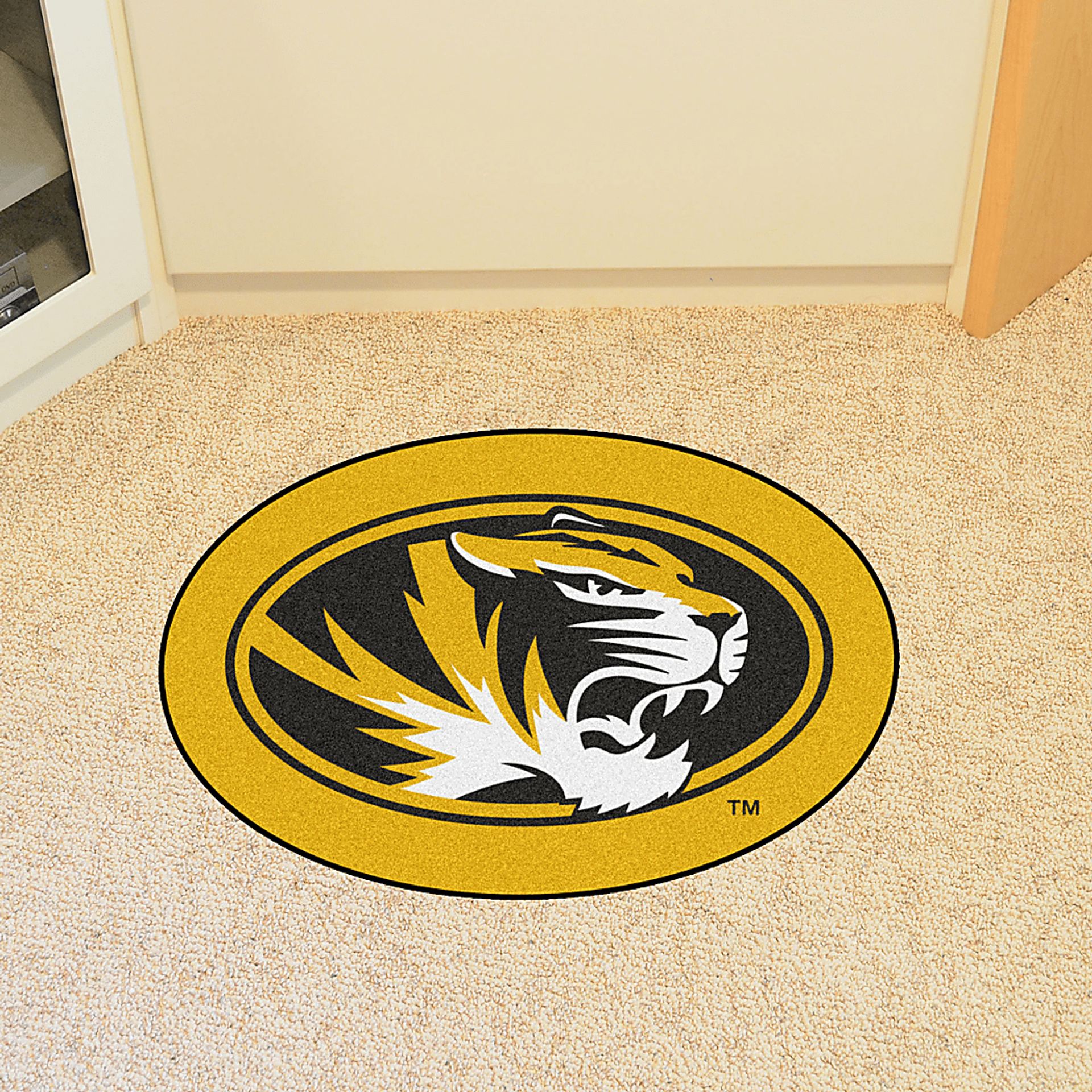 NCAA Football Mascot University of Missouri 1'6" x 2' Rug - Image 2