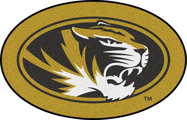 NCAA Football Mascot University of Missouri 1'6" x 2' Rug - Thumbnail - Image 1