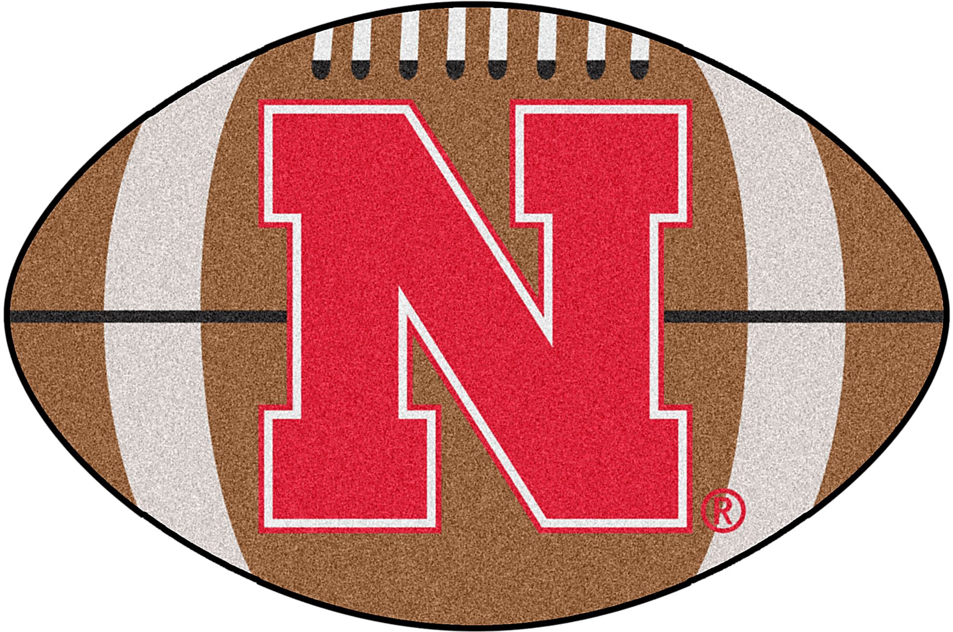 NCAA Football Mascot University of Nebraska 1'6" x 1'10" Rug - Image 1