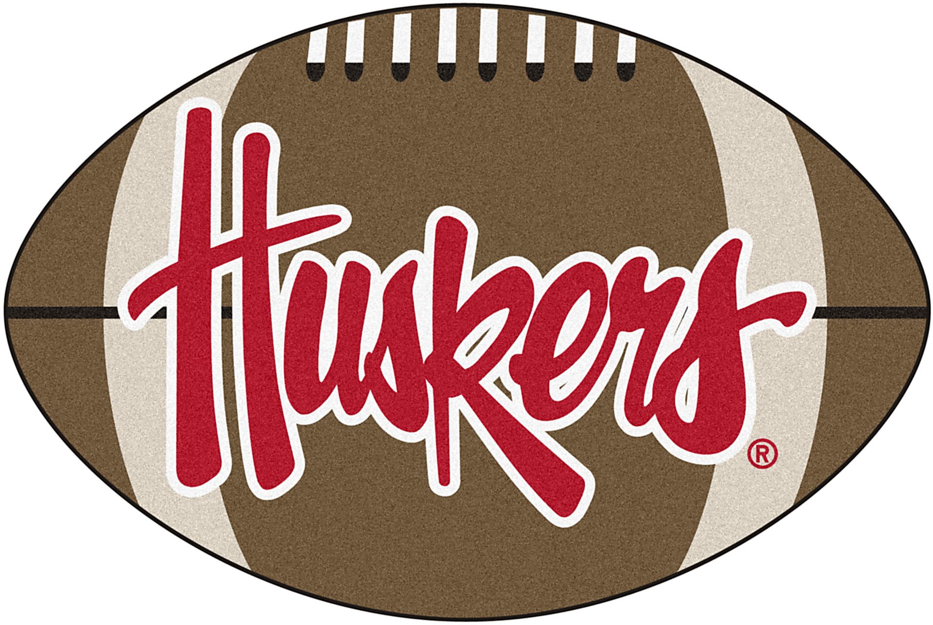 NCAA Football Mascot University of Nebraska 1'6" x 1'10" Rug - Image 1